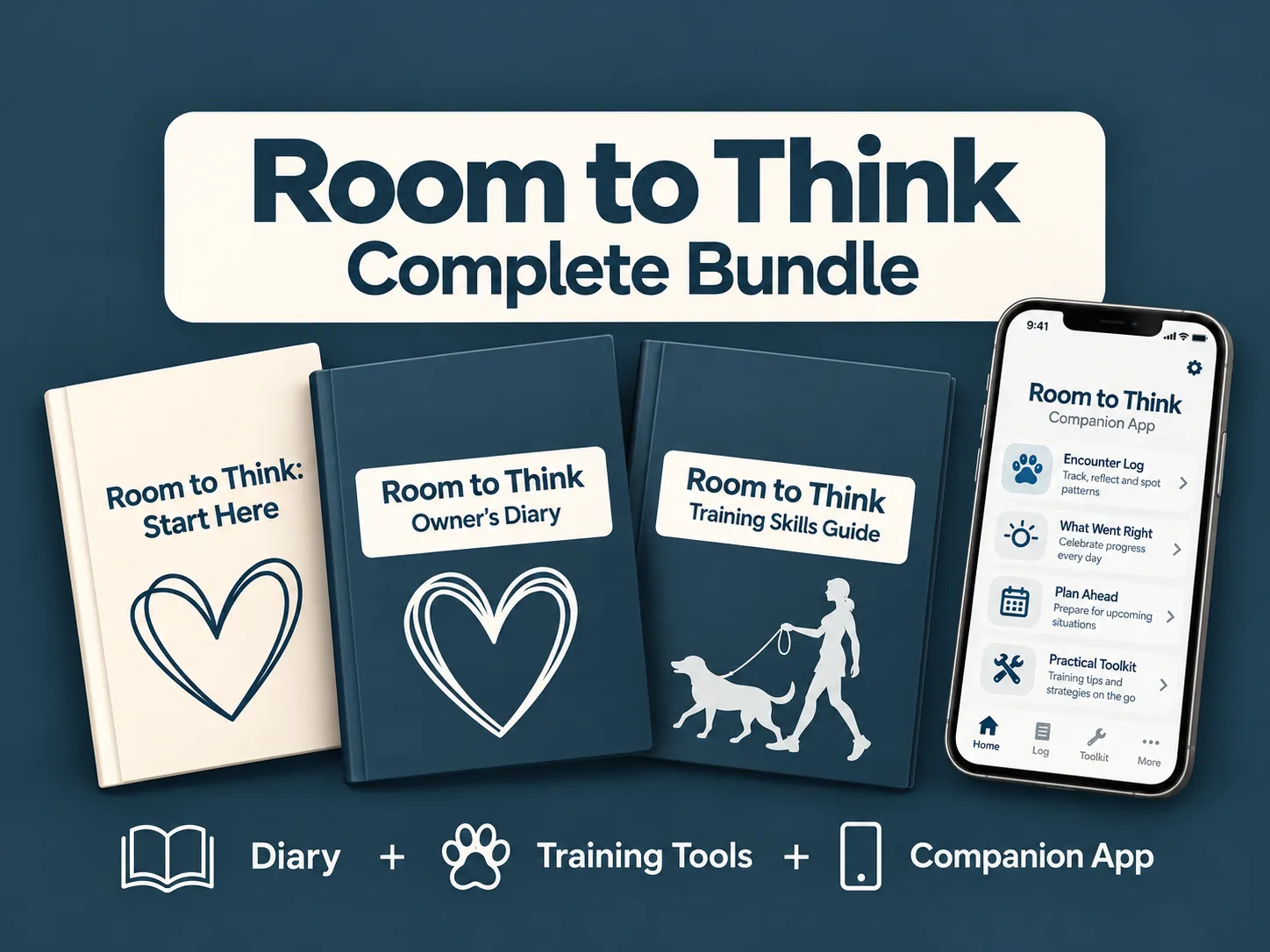 Room to Think support bundle for living and training with a reactive dog